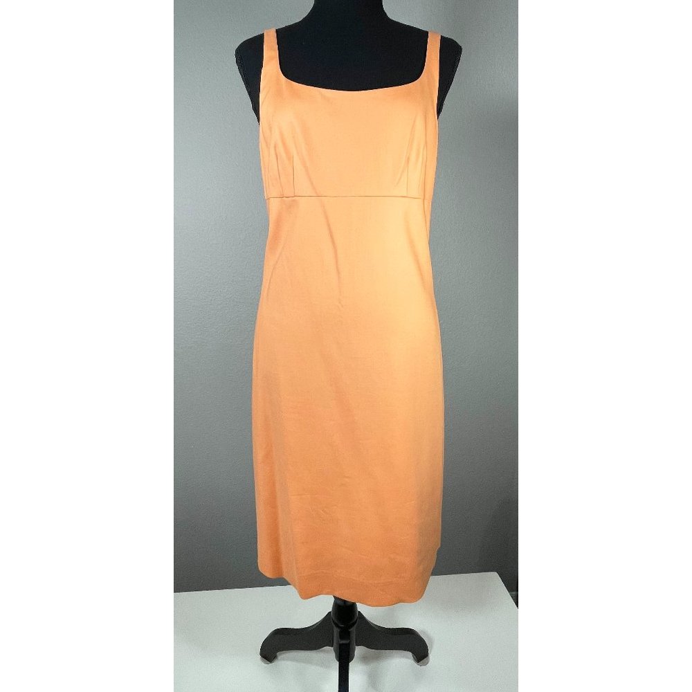 J Crew Orange A-Line Dress